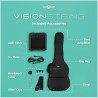 guitare basse VISIONSTRING pour gaucher