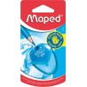 Taille crayon gaucher MAPED avec réserve I-Gloo bleu