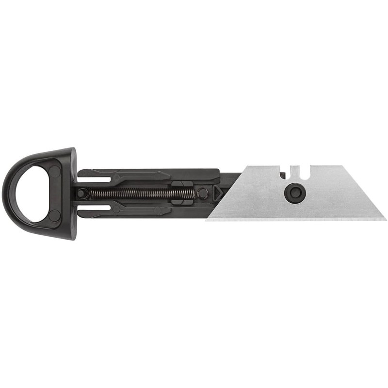 Cutter Professionnel Rétractable Acier Inox Avec 10 Lames 18mm - Couteau Utilitaire Robuste Pour Maison, Bureau Et Bricolage